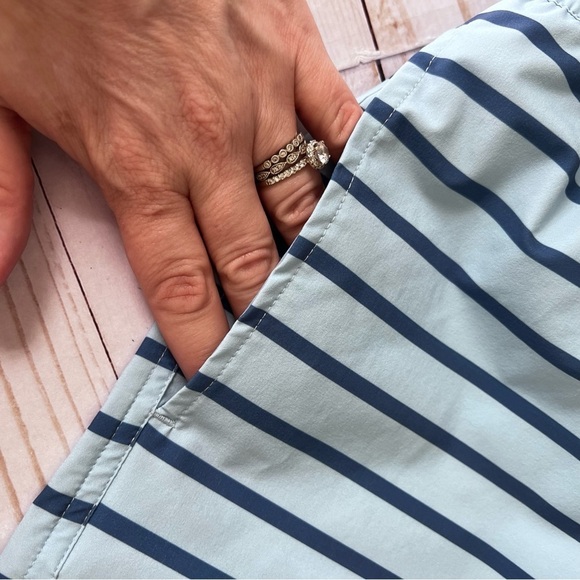 EUC Men’s Preppy Bonobos Swim Trunks Blue Stripe 7” Inseam size M - Picture 8 of 11